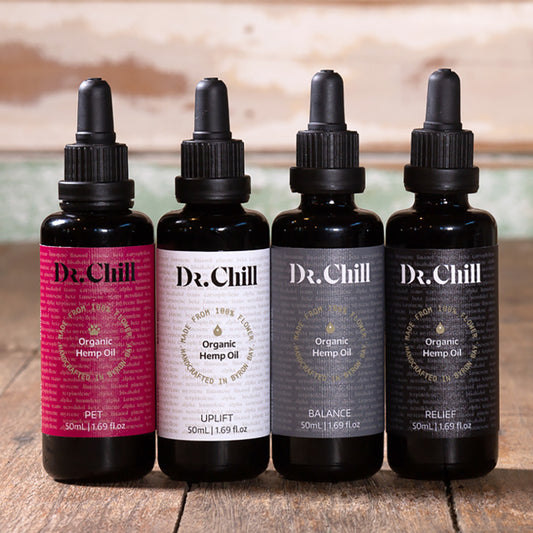 Dr Chill Organic Hemp Oil Byron Bay Range