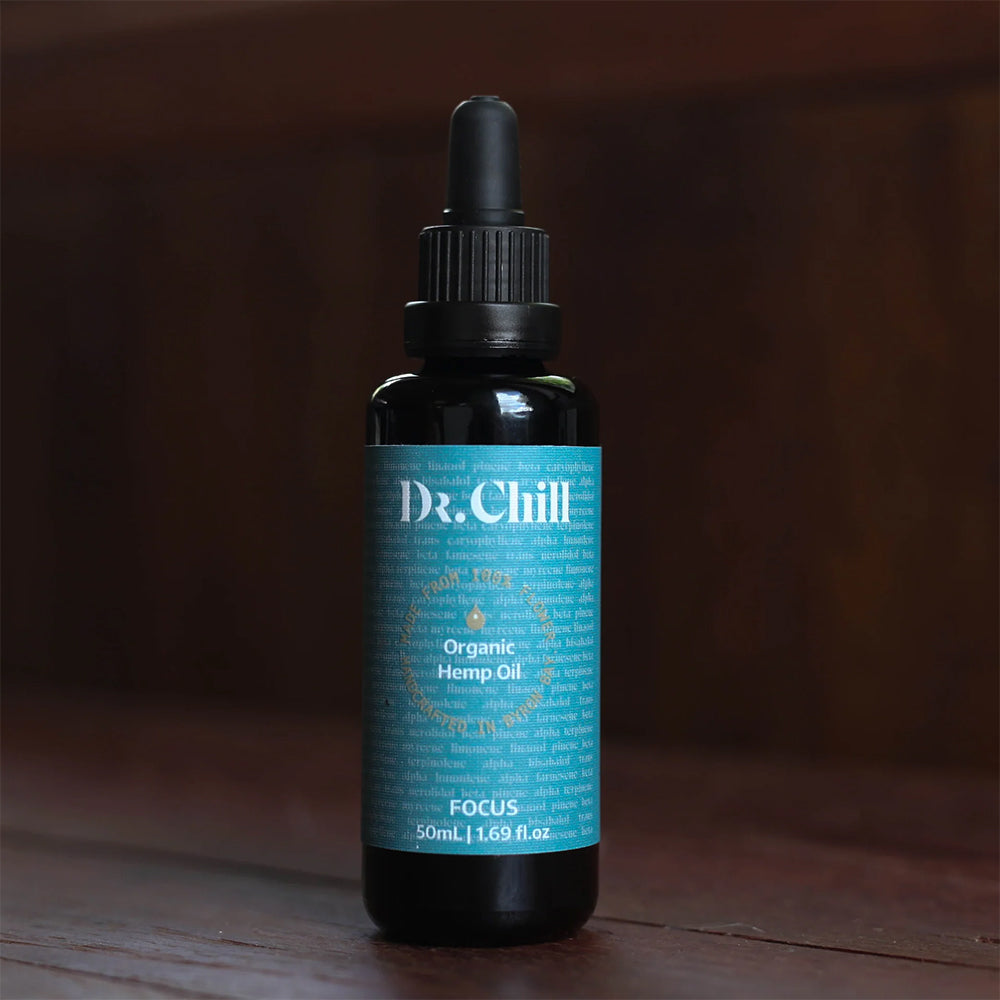 Bottle of Focus - Organic Full Spectrum Hemp Oil